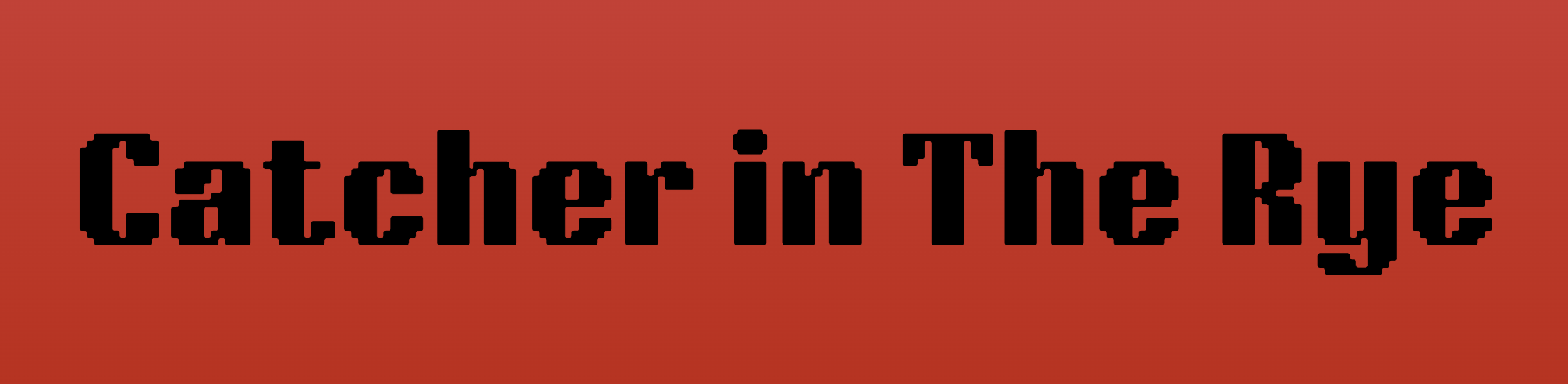 Catcher in The Rye: The Videogame