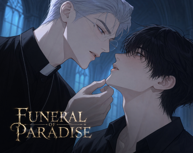 Cover image for Funeral of Paradise - Gay Yaoi (18+) [DEMO]