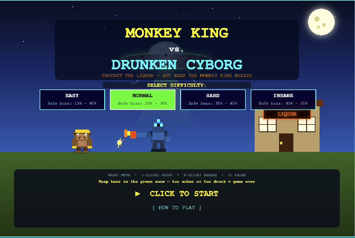 Cover image for Monkey King vs. Drunken Cyborg