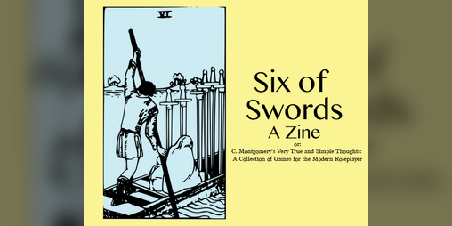 Cover image for Six of Swords: A Zine