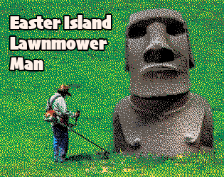 Cover image for Easter Island Lawnmower Man