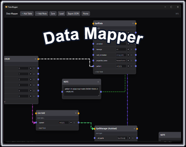 Data Mapper - Details That Matter - Data Mapper by The Game Smith