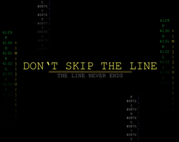 Cover image for Don't Skip The Line