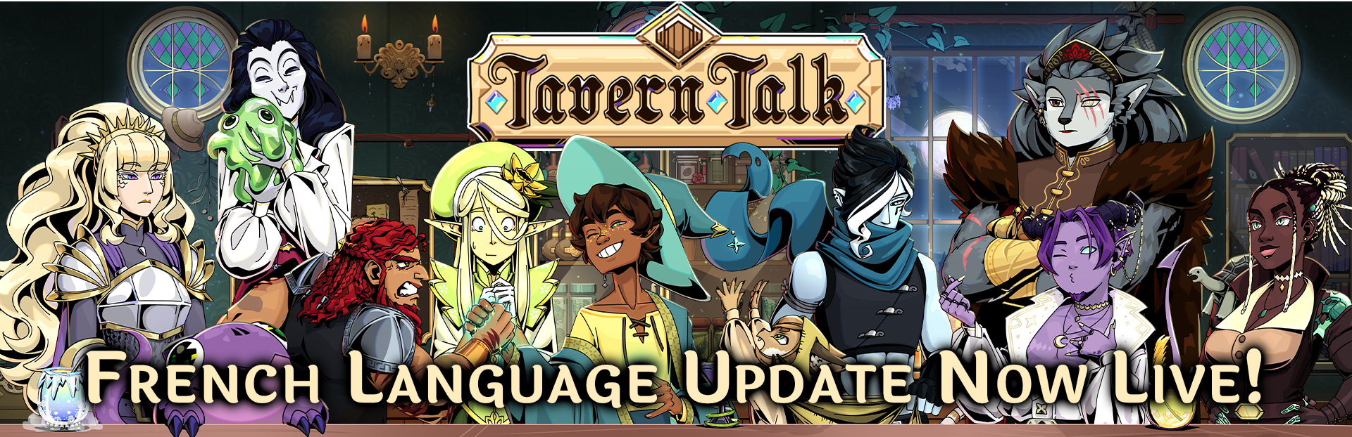 https://gentle-troll.itch.io/tavern-talk https://gentle-troll.itch.io/tavern-talk