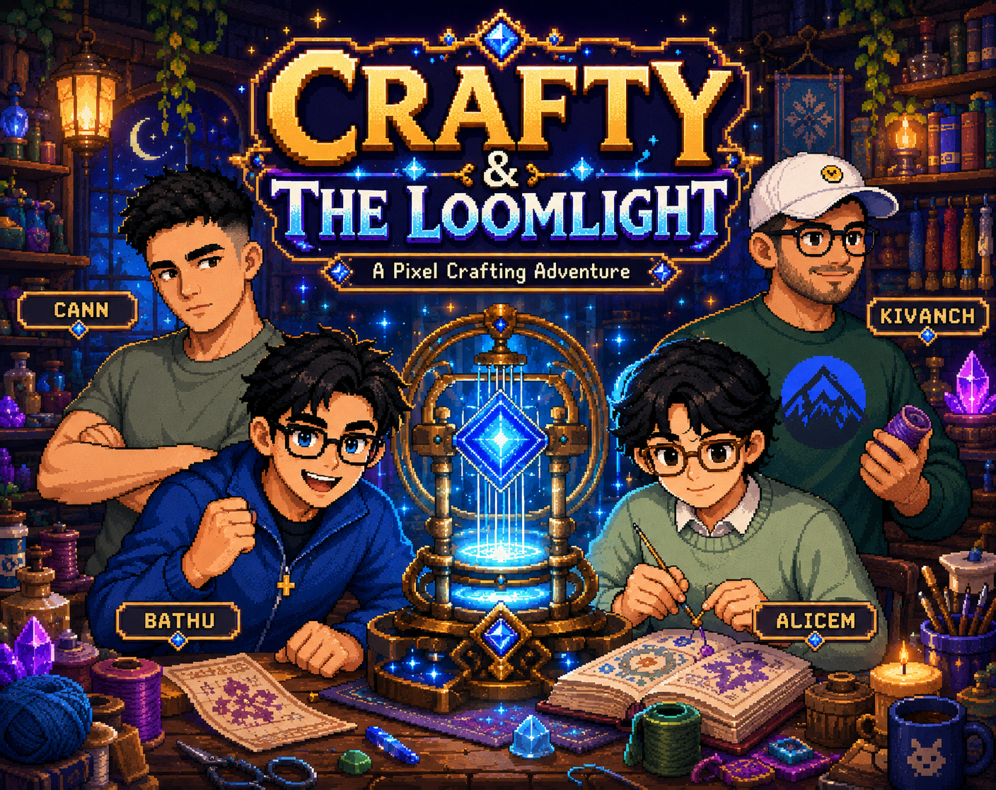 Cover image for Crafty: The Loomlight Mystery