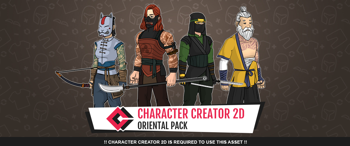 Oriental Pack For Character Creator 2D