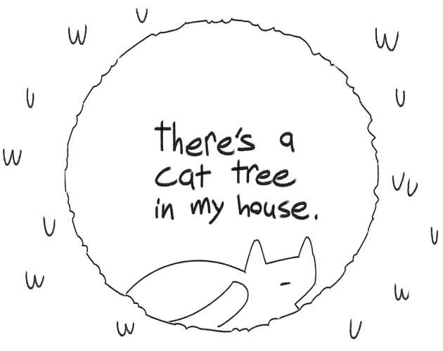 Cover image for There's a Cat Tree in my House.