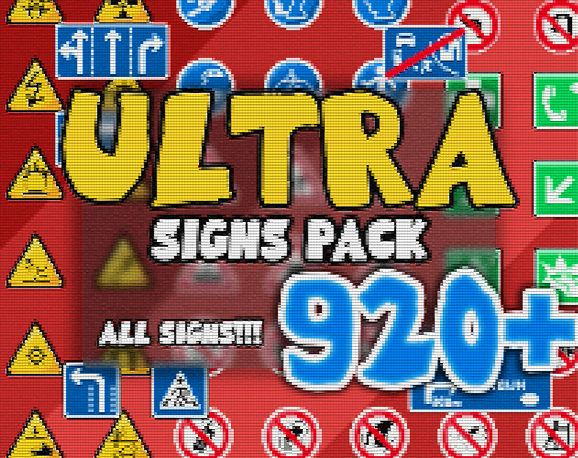 Ultra Classic Sign ULTRA MEGA SIGNS ASSETS PACK by utilizator2011