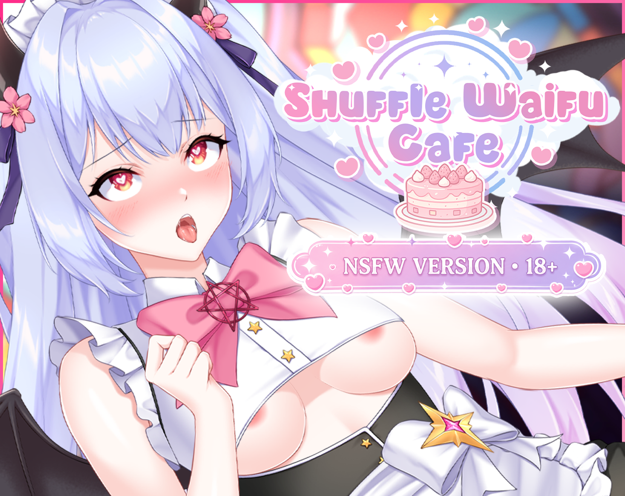 Cover art for Shuffle Waifu Cafe 🍰 — Draw a card. Pick a girl! [NSFW] by Cute Anime Girls — adult visual novel
