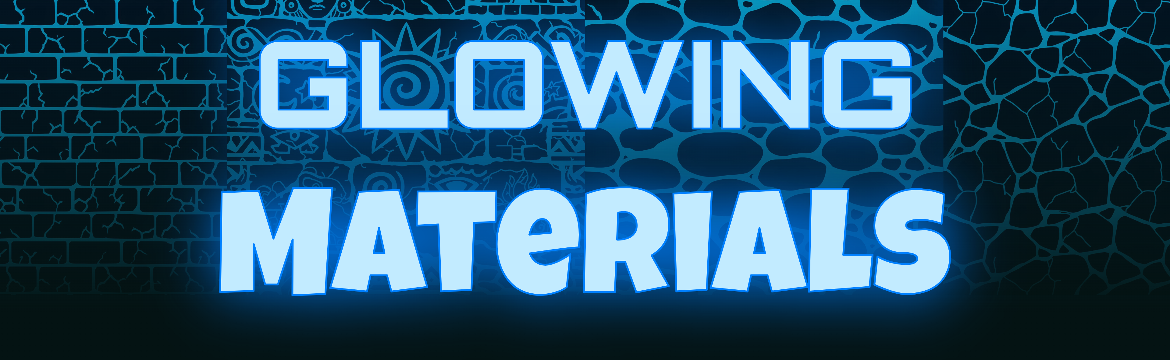 Glowing 3D Materials