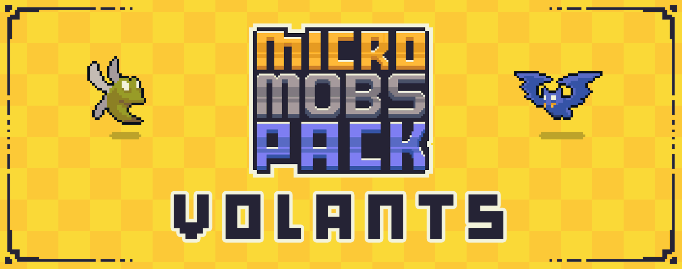 Micro Mobs Pack - Volants - Bat - Dragonfly