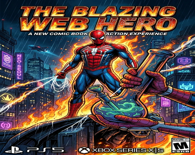 The Blazing Web Hero