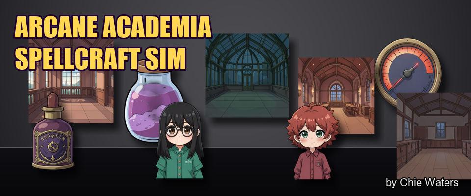 Arcane Academia — 380 2D Assets for Magic School Visual Novels