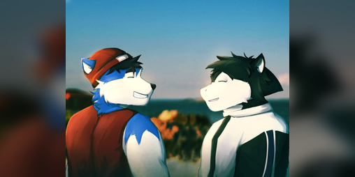 Cover image for A wave that I . . . ( A furry visual novel)