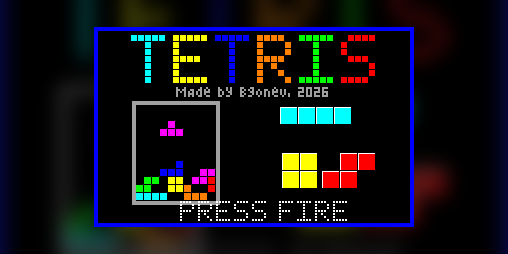 Cover image for Z32X Tetris for Amstrad CPC