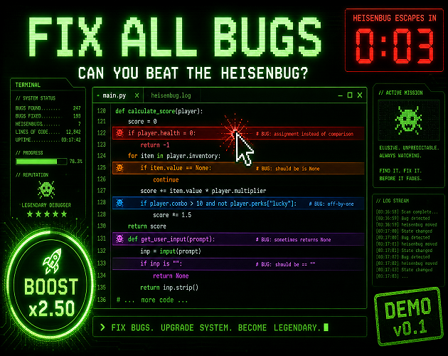 Cover image for Fix All Bugs: Idle