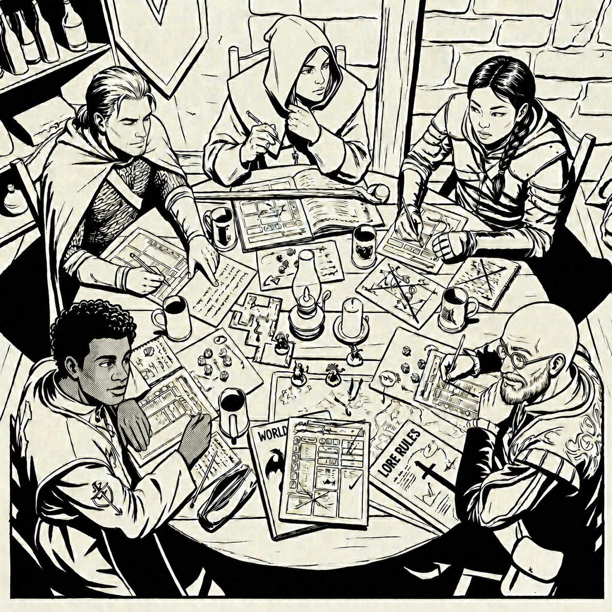 Tabletop Session SESSION ZERO GUIDE FOR TABLETOP ROLE PLAYING GAMES by Pepote Productions