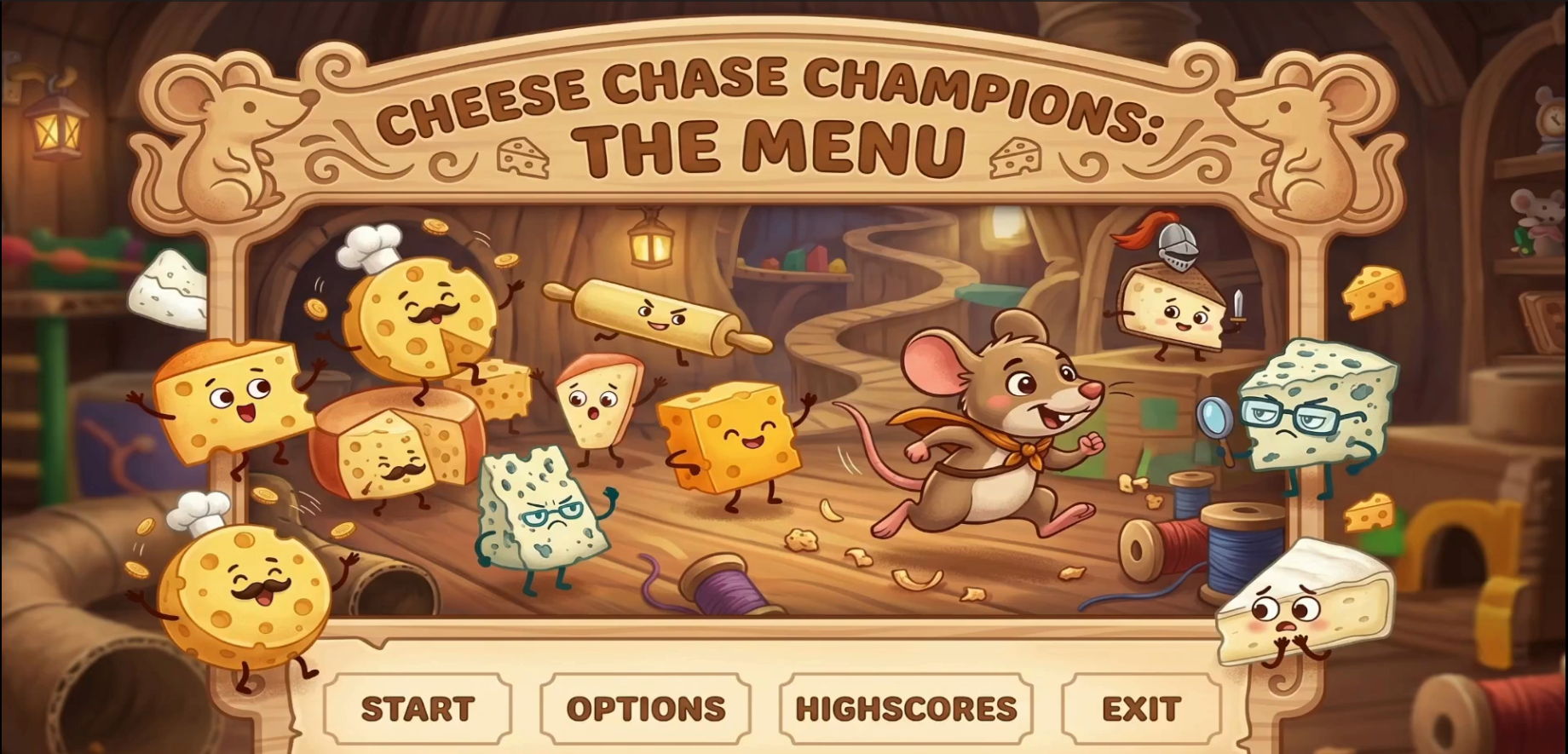 Cheese Chase Champions by agusSoria for Game Jam CVJ - itch.io