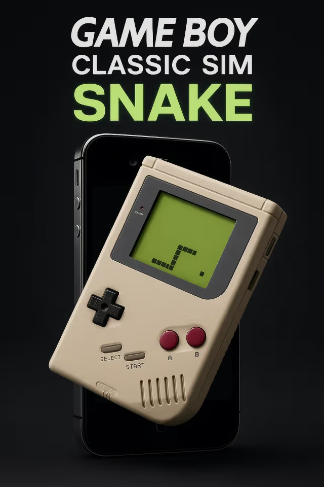 Cover image for Game Boy Classic Sim - SNAKE