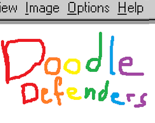 Doodle Defenders game screenshot