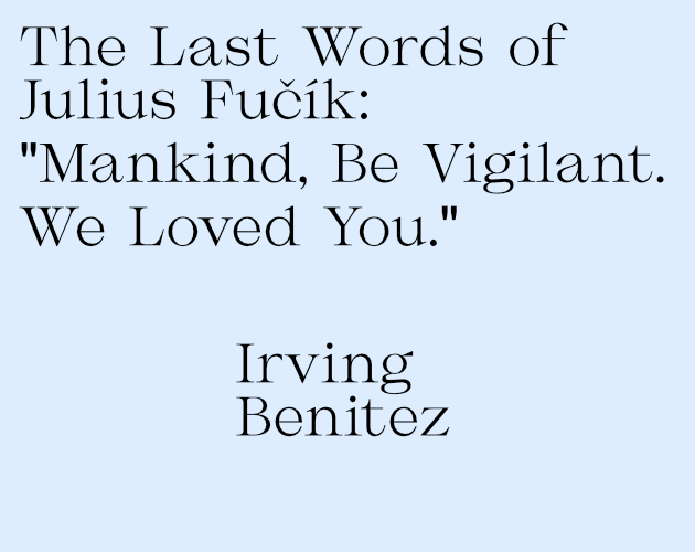 Cover image for The Last Words Of Julius Fučík