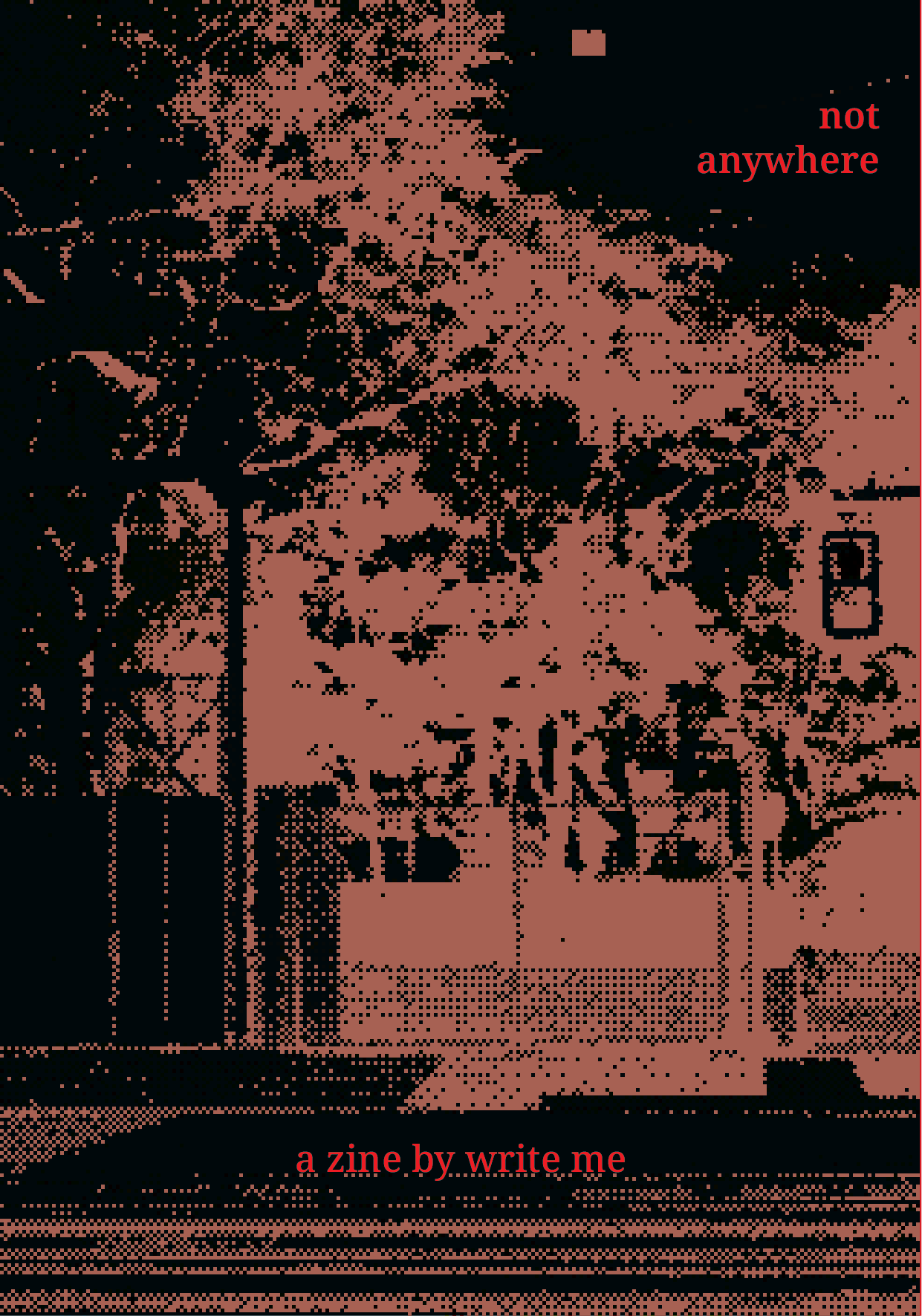 Cover image for not anywhere