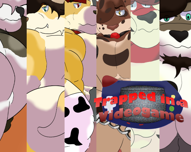 Cover image for Trapped in a Videogame VN