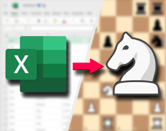 Cover image for Can You Beat Excel at Chess?