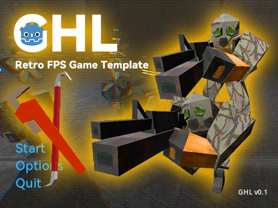 Godot GHL Retro FPS Game Template