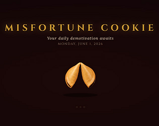 Misfortune Cookie [Free] [Other]