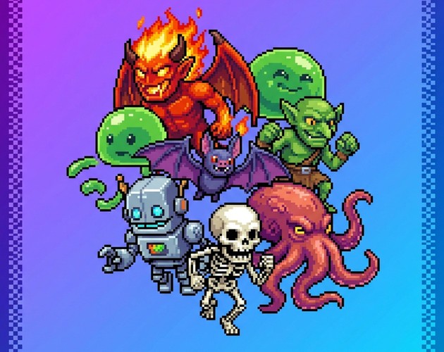 Fantasy Enemy Sprites by drshala