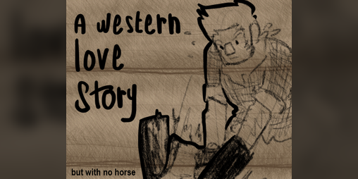 Cover image for A western love story (but with no horse)