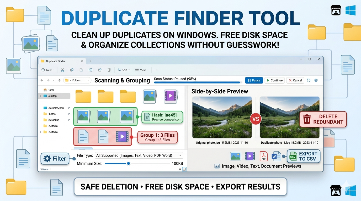 Duplicate Finder Tool