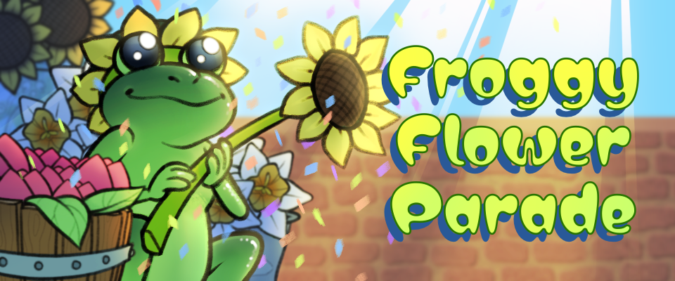 Froggy Flower Parade