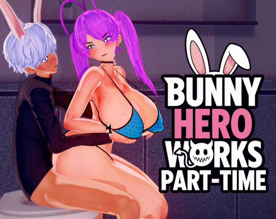 Cover art for Bunny Hero Works Part-Time by Bunify Studio — adult visual novel