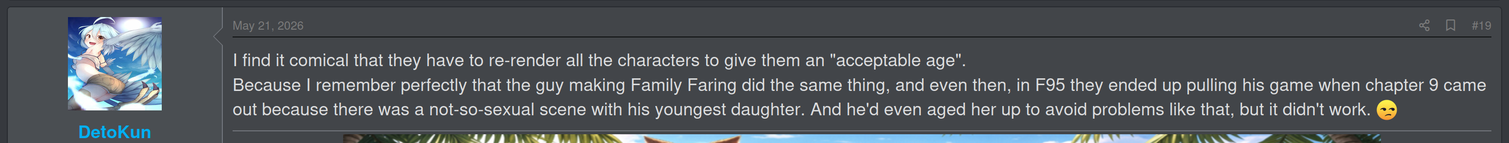 User posts about F95Zone censoring another game User posts about F95Zone censoring another game