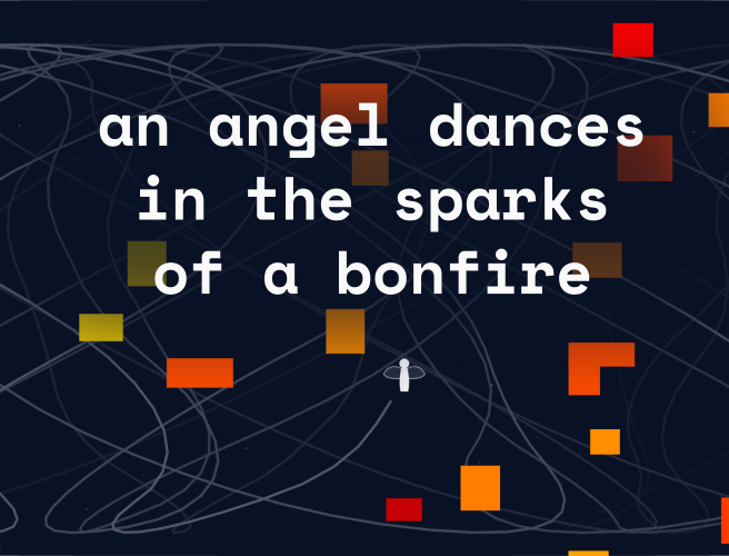 Cover image for an(other) angel dances in the sparks of a bonfire