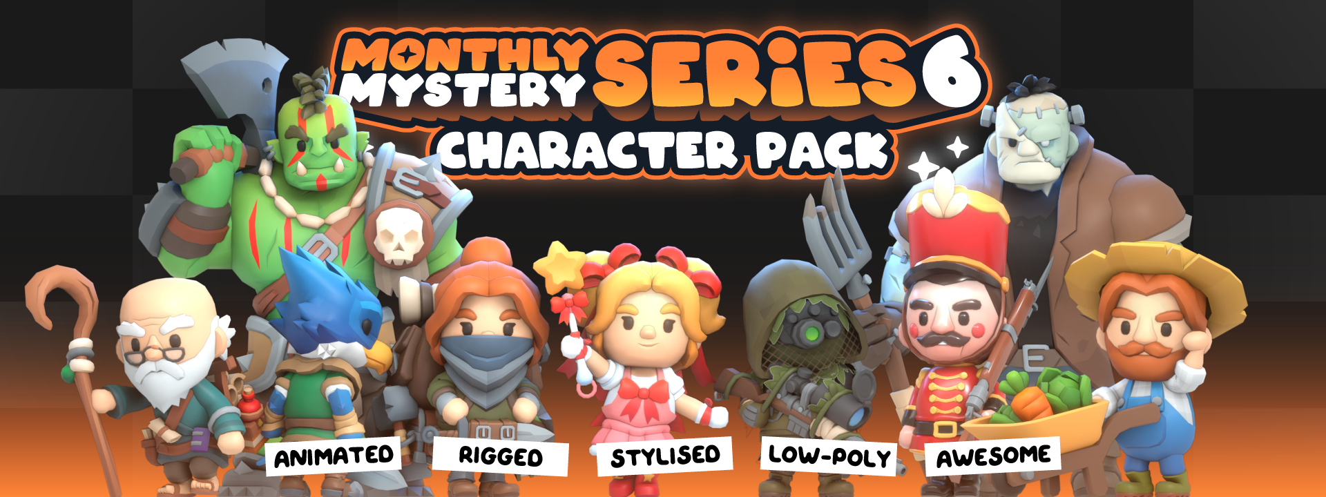 KayKit - Character Pack : Mystery Monthly Series 6