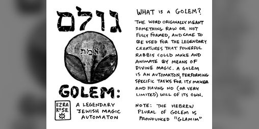 Cover image for GOLEM: a legendary Jewish magic automaton