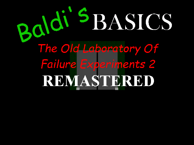 Cover image for Baldi's Basics The Old Laboratory 2 Remastered 2.0