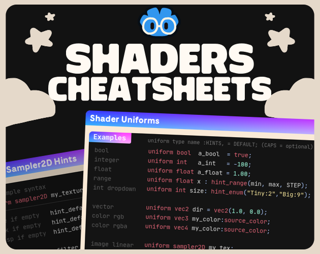 Godot Cheatsheets: Shaders