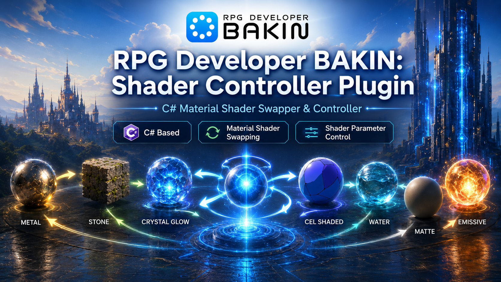 RPG Developer BAKIN: Shader Controller Plugin (EN,JP,CH)