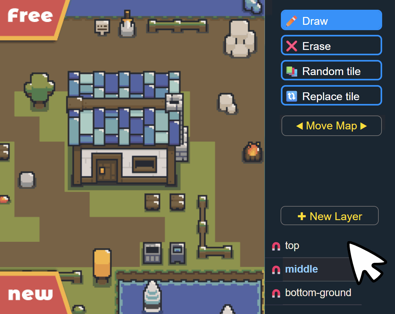 Play RPG Tile Map Level Builder Online! Play RPG Tile Map Level Builder Online!