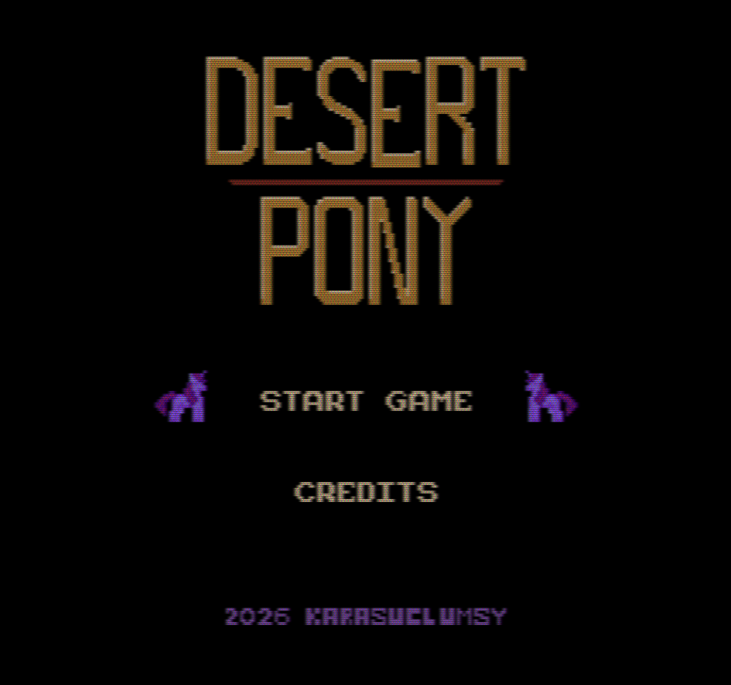 Cover image for Desert Pony (HTML version)