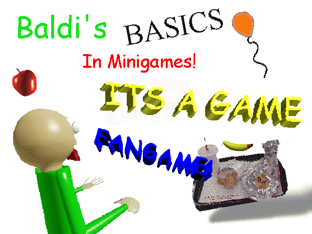 Baldi S Basics In Minigames By Baldiisagoodperson