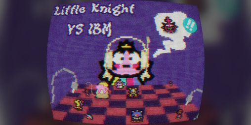 Cover image for Little Knight VS IBM (working title)