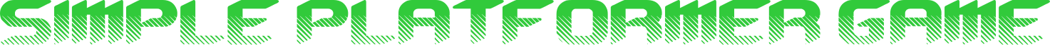 A Simple Platformer