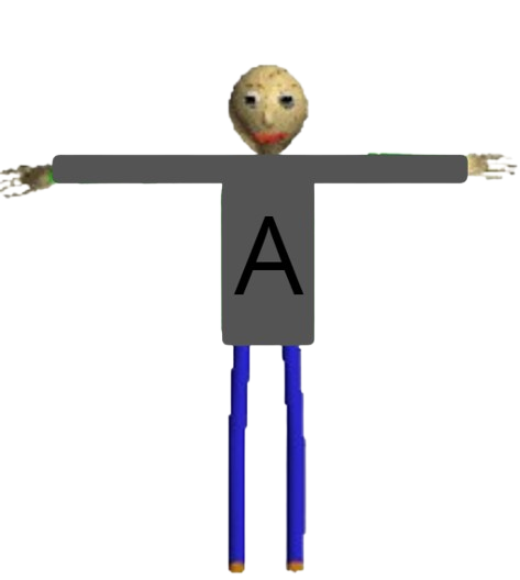 "A" Baldi mod by Vata909tt