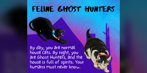 Cover image for Feline Ghost Hunters