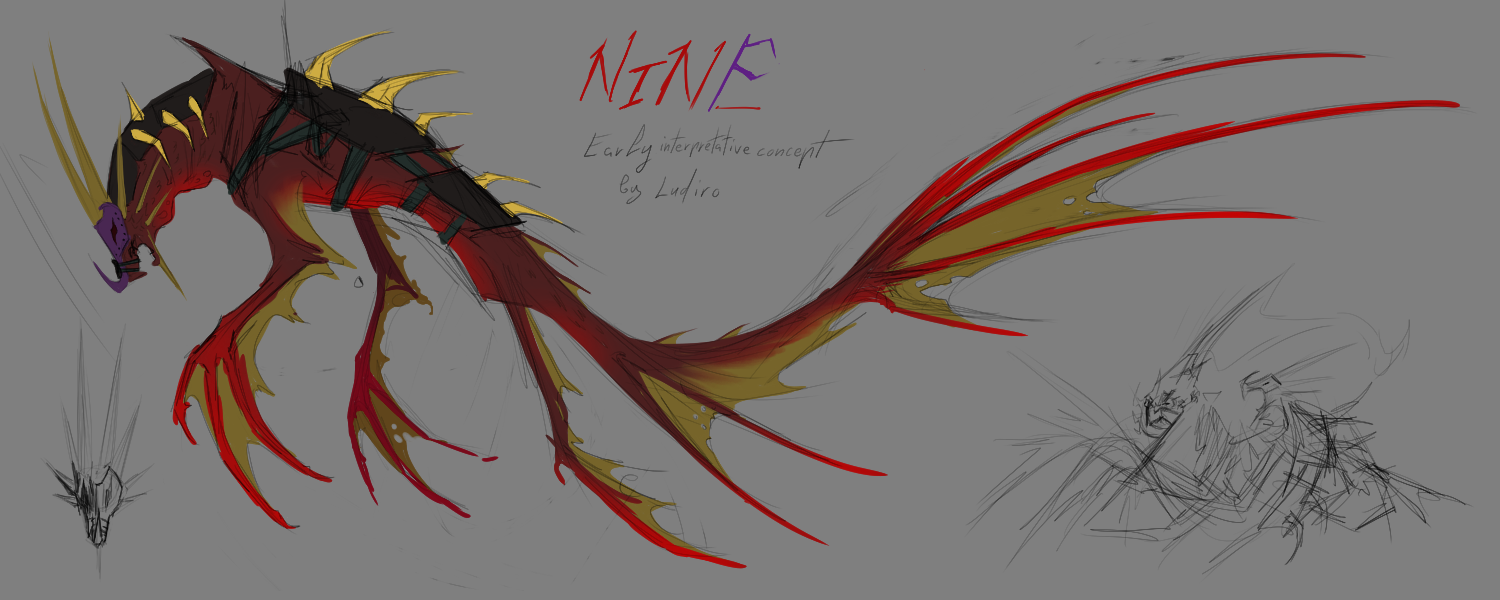 Nine, sea monster in the devil's triangle